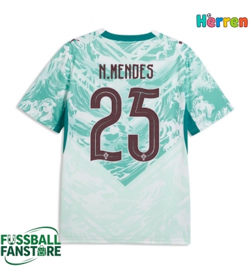 Portugal Nuno Mendes #25 Replik Auswärtstrikot WM 2026 Kurzarm